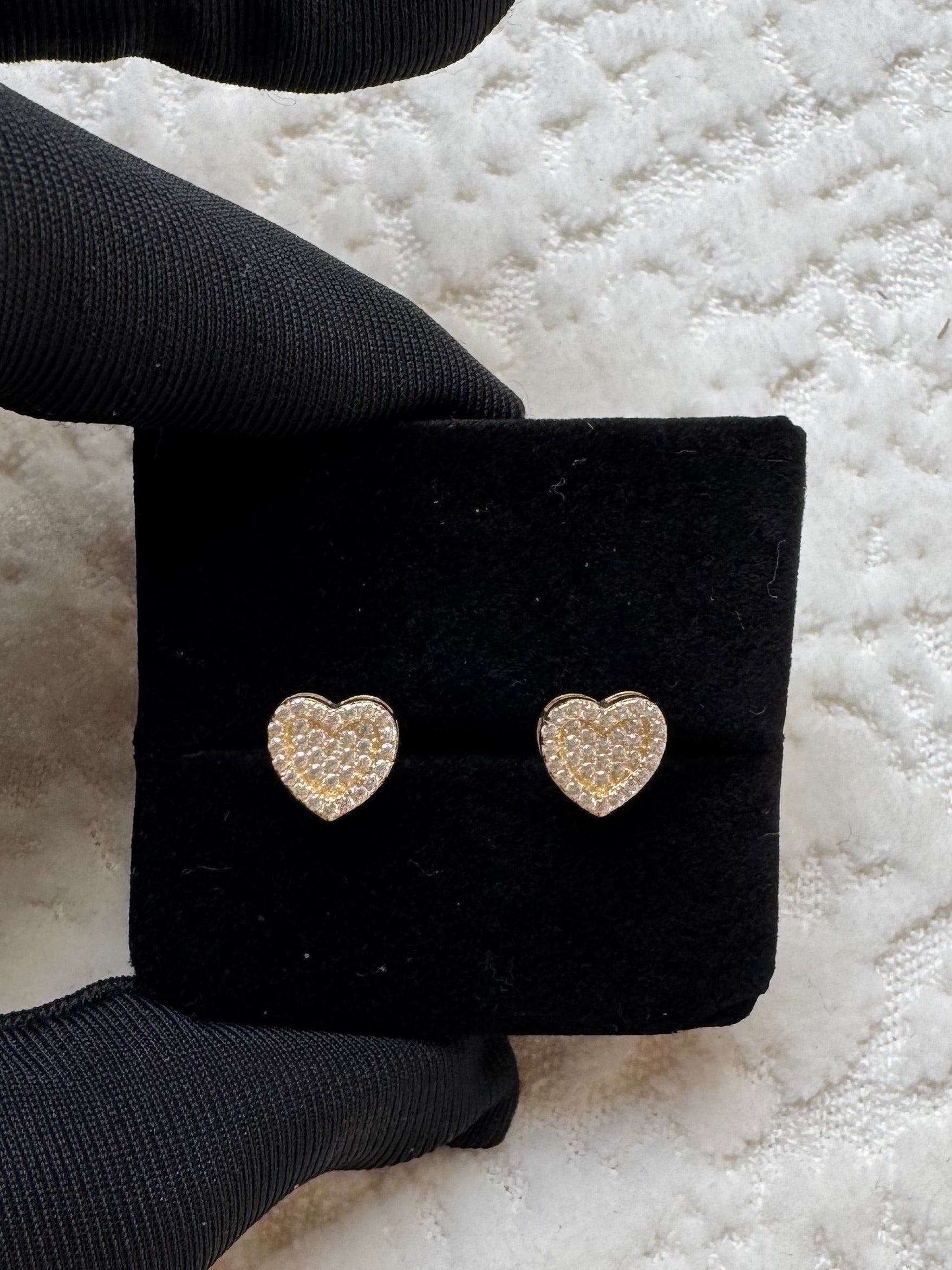 Aretes en piedras moissanite