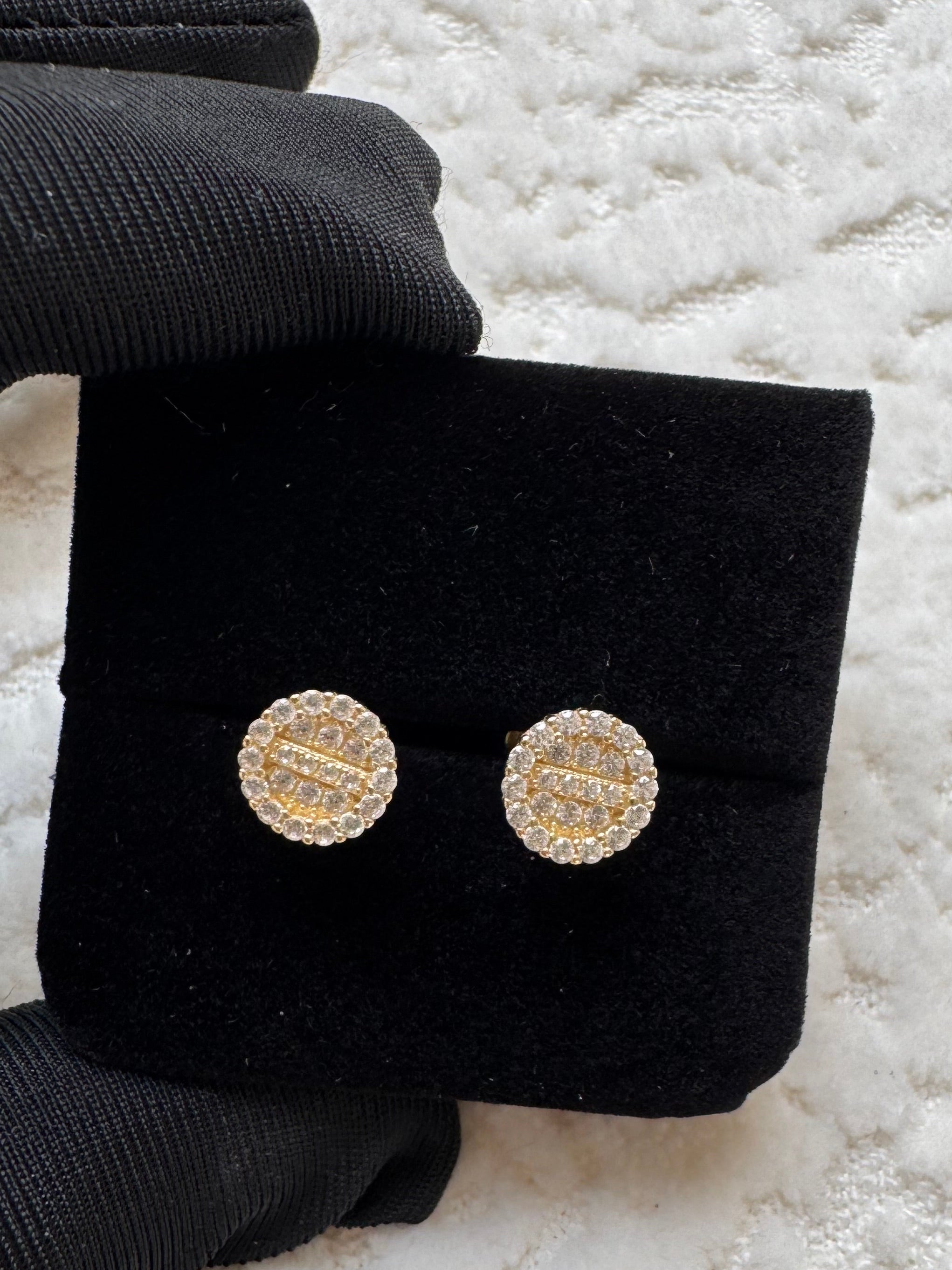 Aretes en piedras moissanite